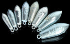 Galvanized Leaf Sinker with Ring, 1–4 oz (30–120 g) – product photo