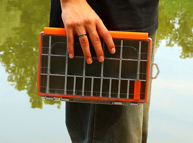 ABS Lure Storage Box, Removable Dividers, Hard Bait Case – product photo