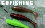 Floating T-Tail Soft Bait, TPE, 5.5–6.5 cm (2.2–2.6 in) – product photo
