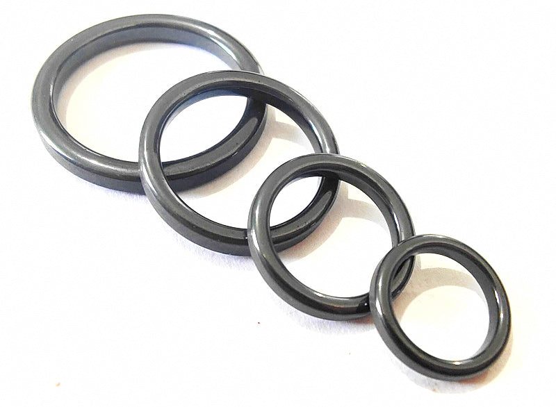 Black Ceramic Rod Guide Ring, Replacement Sizes 3#–50# – product photo