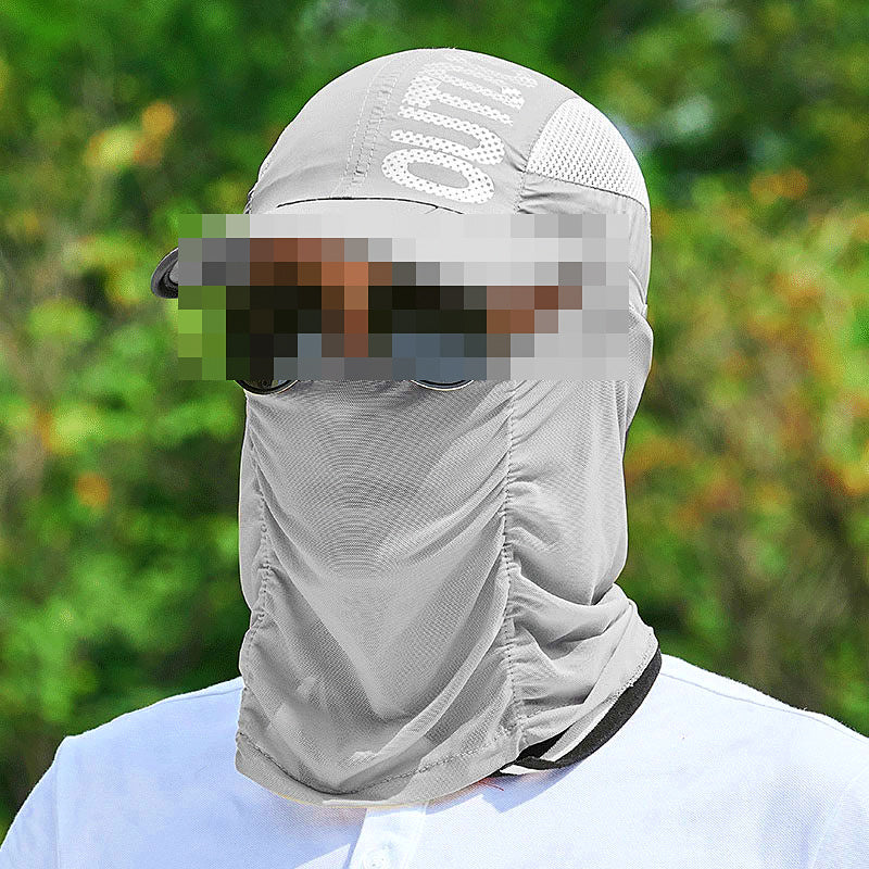 Foldable Fishing Sun Hat with Face Mask, UV Cap – product photo