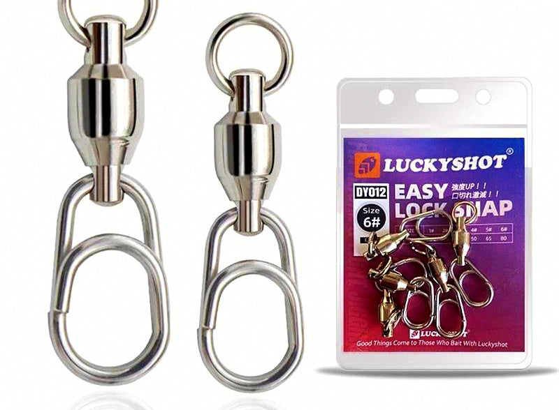 Stainless Fast Snap Swivels, Pack of 5, Sizes #0–#7 – product photo