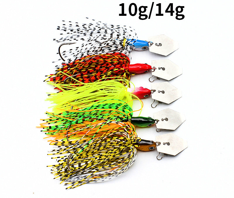Weedless Spinner Spoon Lure, 10 g (0.35 oz) & 14 g (0.5 oz) – product photo