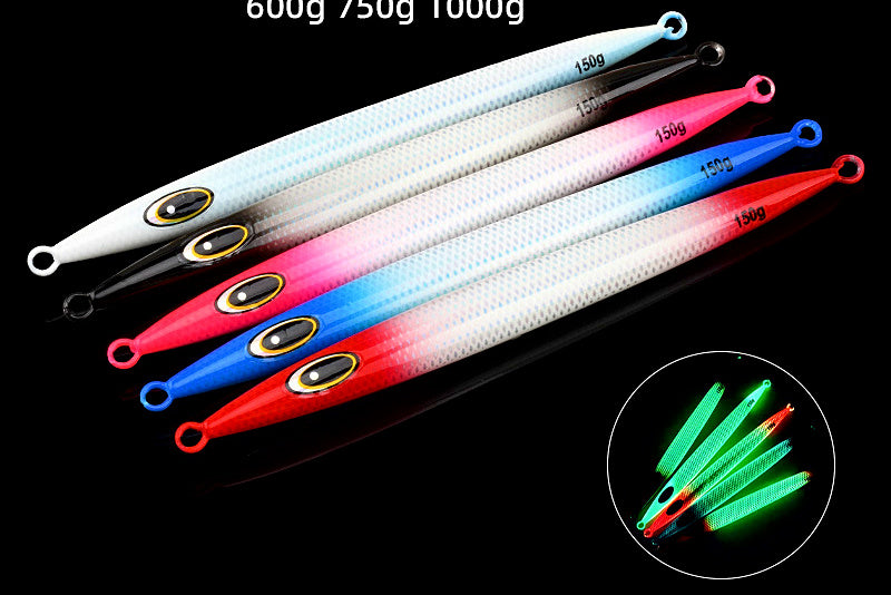 Glow Fast-Sinking Metal Jig, 120–1200 g (4.2–42.3 oz) – product photo
