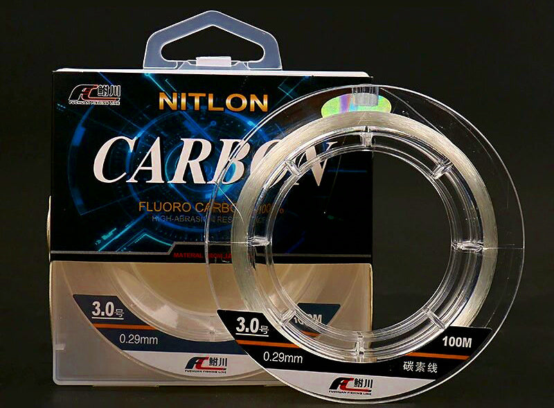 Carbon Leader Line, 50 m or 100 m Spool, #0.4–#10 – product photo
