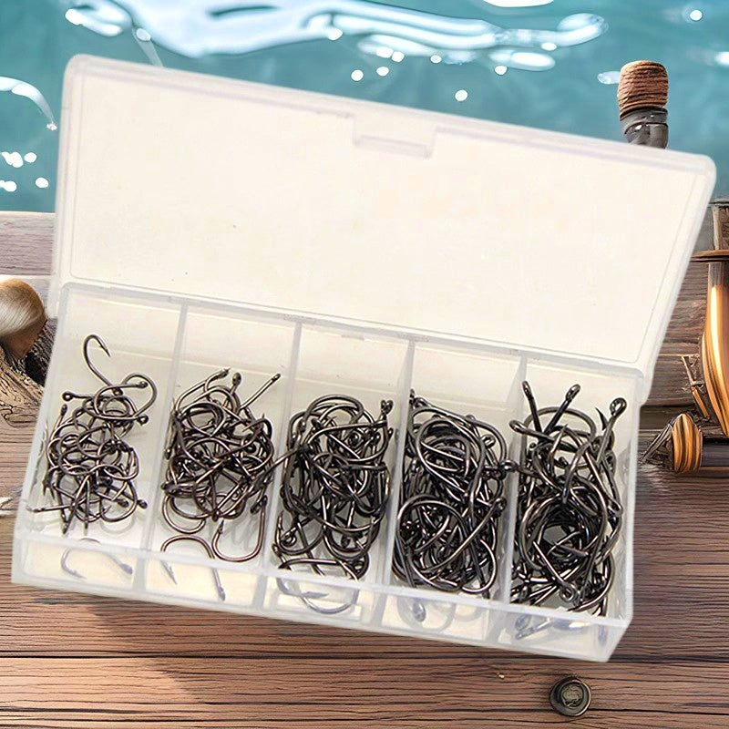 Iseni Tubed Hook Assortment, 151 pc, Sizes 4–12 – product photo