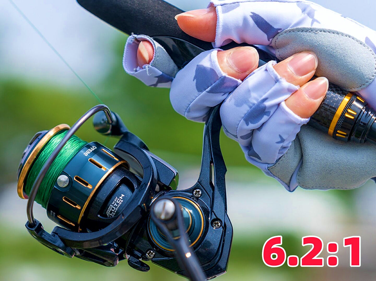 High Speed Spinning Reel 6.2:1, Shallow Spool, 1000–4000 – product photo