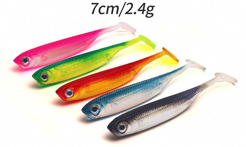 T-Tail Soft Swimbait, 7 cm (2.8 in), 2.4 g (0.08 oz) – product photo