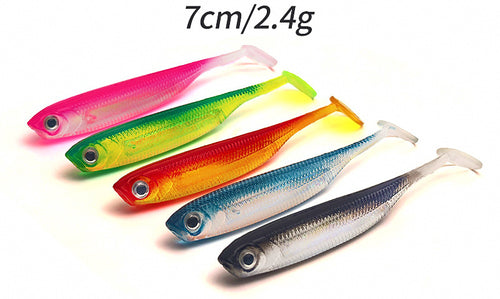 T-Tail Soft Swimbait, 7 cm (2.8 in), 2.4 g (0.08 oz) – product photo