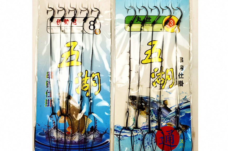 Pre-Tied 5-Hook Bait Rig, Iseni & Maruse Hook Patterns – product photo