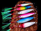 Metal Jigs with Double Hooks, 5-Pack, 7–30 g (0.25–1.06 oz) – product photo