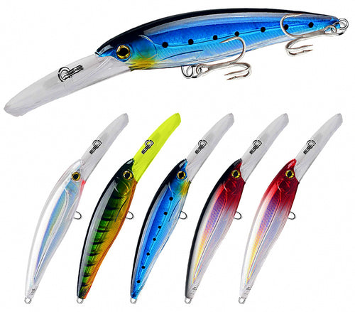 Sinking Minnow Trolling Lure, 225 mm (8.9 in), 82.5 g (2.9 oz) – product photo