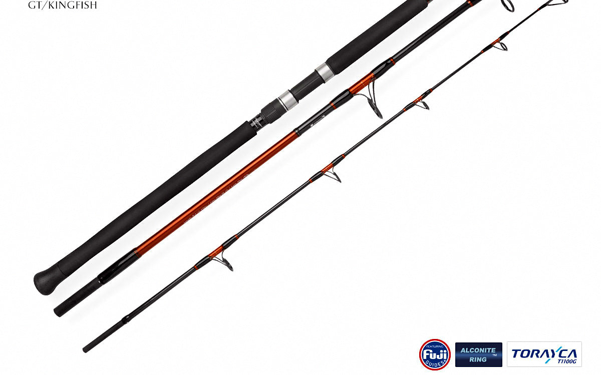 3-Piece Travel Popping Rod, 2.49 m (8 ft 2 in) XH, GT – product photo
