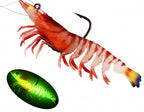 Weighted Soft Shrimp Lure with Hook, 8–21 g (0.28–0.74 oz) – product photo