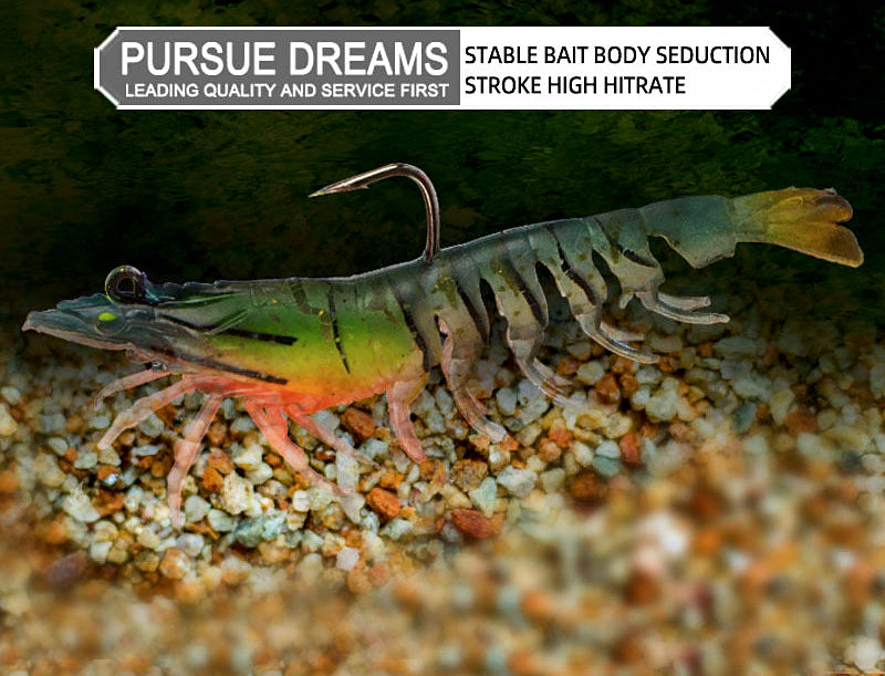 Jointed Lead Shrimp Lure, 8–21 g (0.3–0.7 oz) – product photo