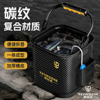 Collapsible Live Bait Fish Bucket with Rope, 4–13 L – product photo