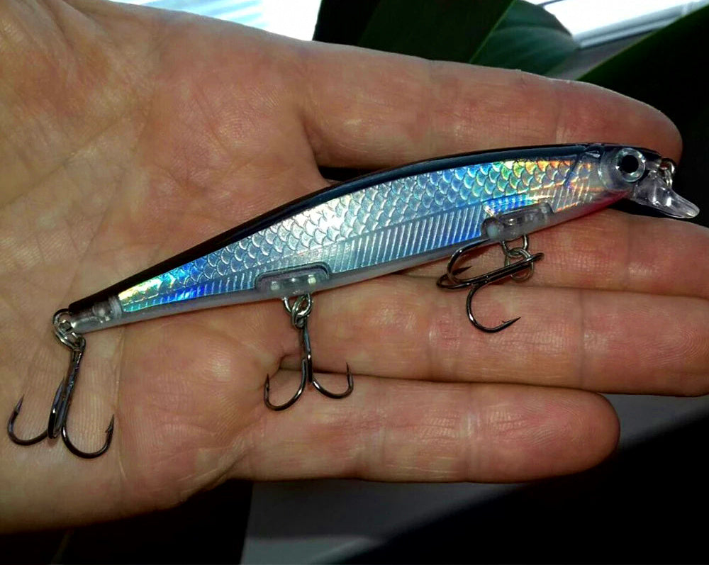 Rattling Minnow Hard Bait, Slow Sinking / Suspending – product photo
