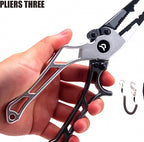 Stainless Steel Fishing Pliers, Eagle-Beak Hook Remover – product photo