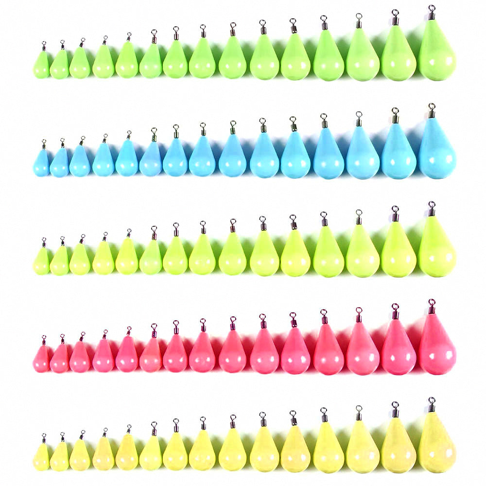 Glow Teardrop Sinker, 0.4–4.9 oz (11–140 g)