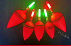 Electric Night Fishing Float, Red Body, 20–110 g Buoyancy – product photo