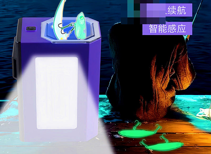 UV Glow Charger Light for Jigs and Lures, Purple LED – product photo