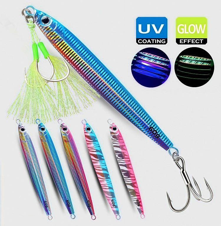 Slow Pitch Jig with Double Hooks, 40–100 g (1.4–3.5 oz) – product photo
