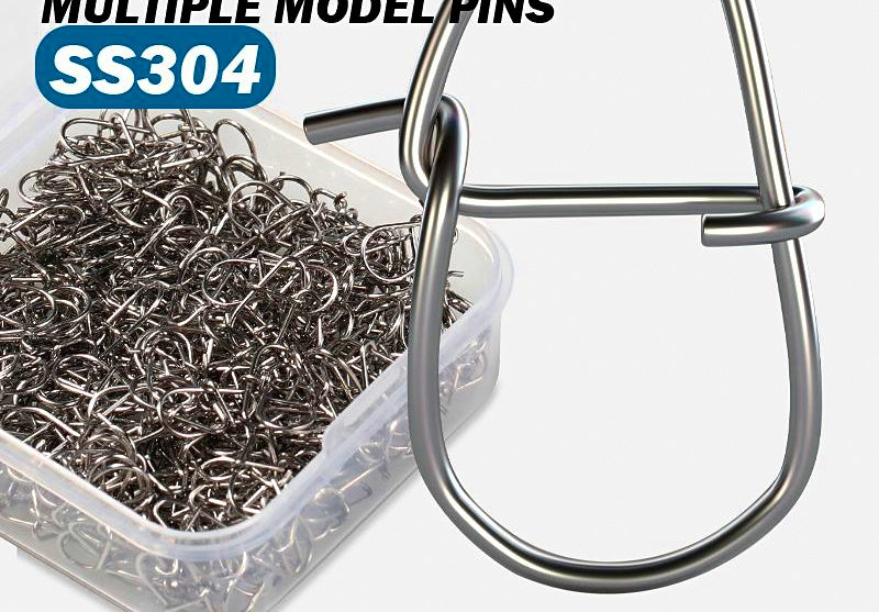 Gourd-Shaped Safety Pin Snap Connectors, Sizes 0–4 – product photo