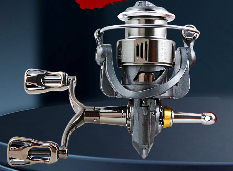 All-Metal Front Drag Spinning Reel, Double Knob, 2500-6000 – product photo