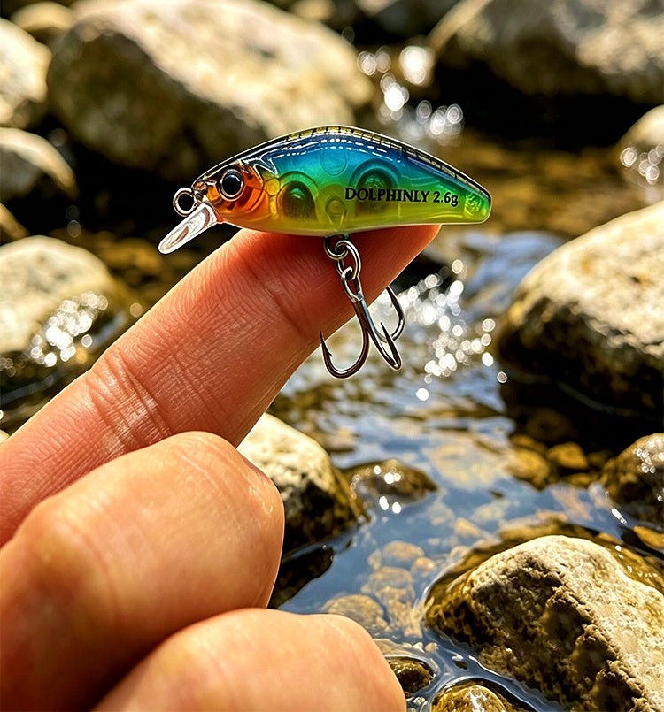 Micro Slow-Sinking Minnow Lure, 2.6 g (0.09 oz) – product photo