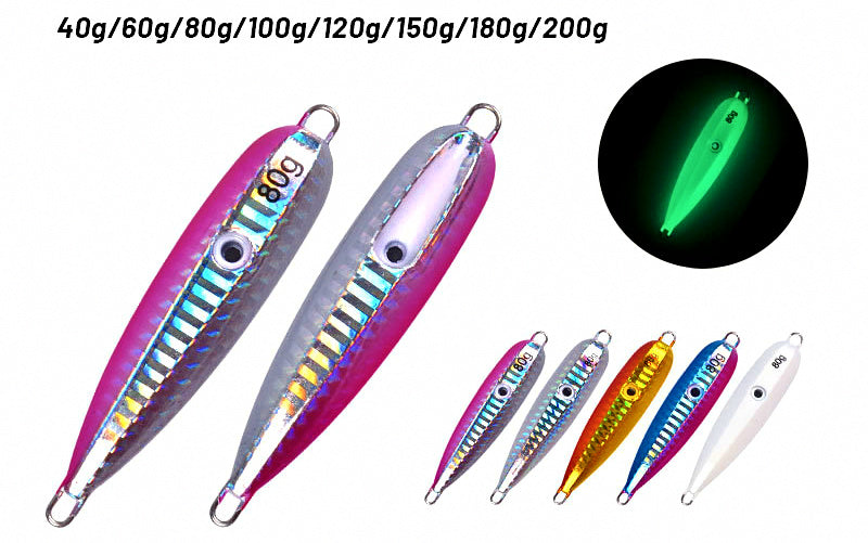 Slow Pitch Jig, 40–200 g (1.4–7.1 oz), Multiple Colors – product photo