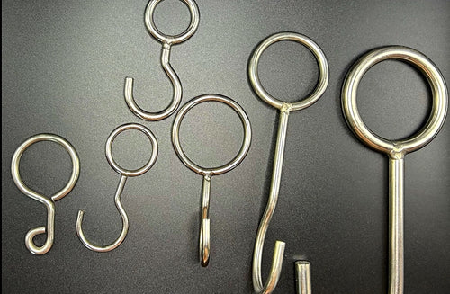 Stainless Steel Eye Screw Hook / Turnbuckle Hook, 2–18 mm – product photo