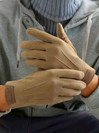 Winter Touchscreen Gloves, Thermal Fleece-Lined, Windproof – product photo