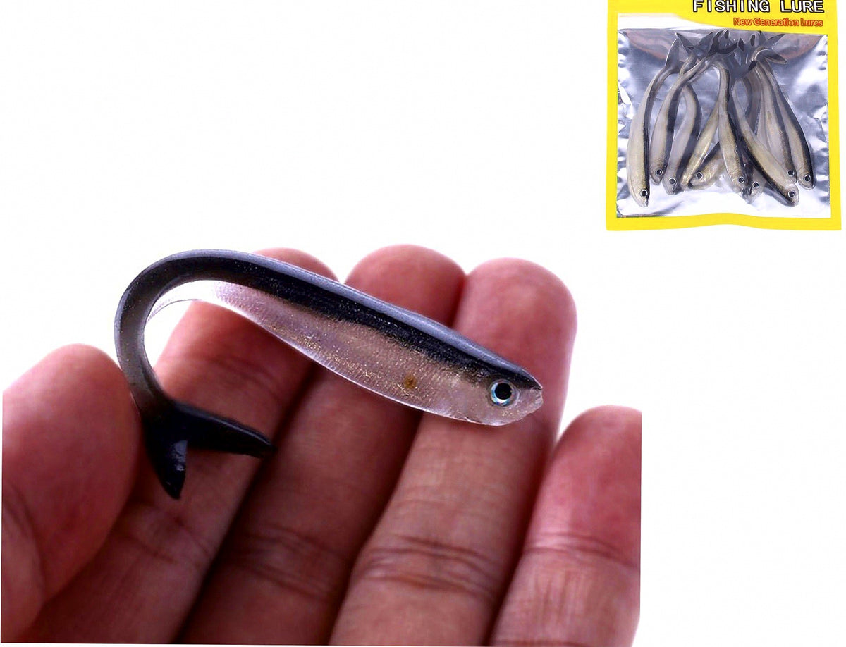 Two-Tone Minnow Soft Baits, 8 cm (3.1 in), 2 g, Pack of 10 – product photo