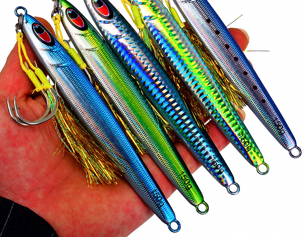 Fast-Sinking Glow Metal Jig, 30–150 g (1.1–5.3 oz) – product photo
