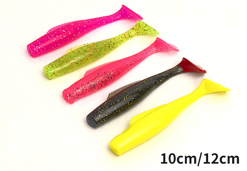 Floating T-Tail Soft Swimbait, 10 cm / 12 cm, 3-Pack – product photo
