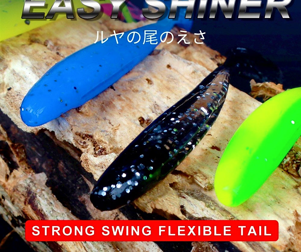 Two-Tone T-Tail Soft Swimbait, 30 Pack, 5.5–7.2 cm (2.2–2.8 in) – product photo