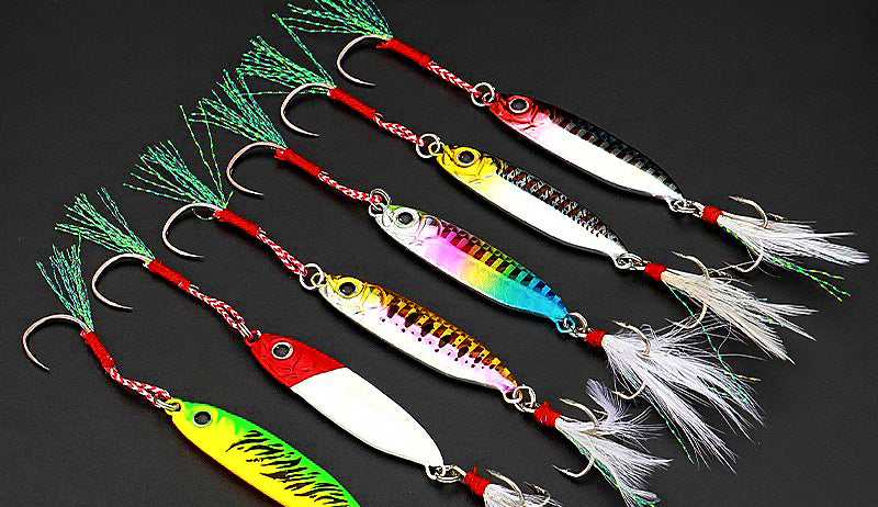Casting Metal Jig, 7–18 g (0.25–0.63 oz), Feather Hook – product photo