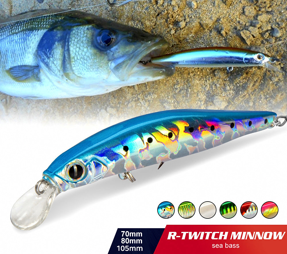 Sinking Minnow Lure, 70–105 mm (2.8–4.1 in) – product photo