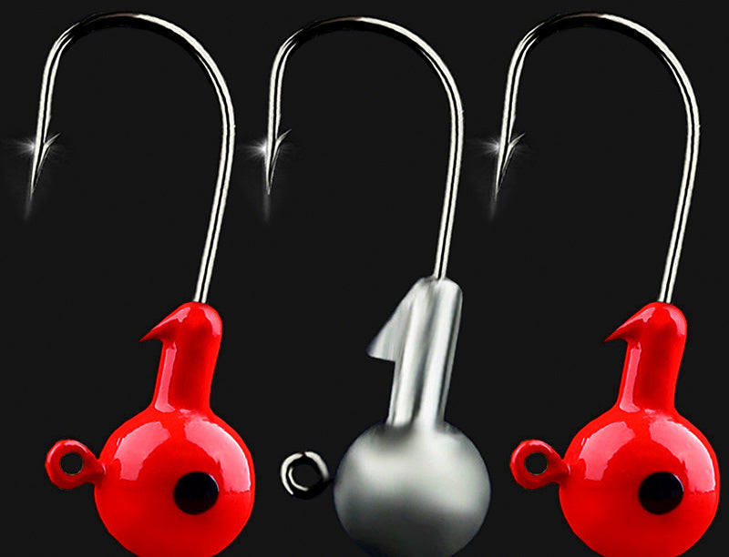 Barbed Jig Head Hooks for Soft Plastics, 1.75–21 g (0.06–0.74 oz) – product photo