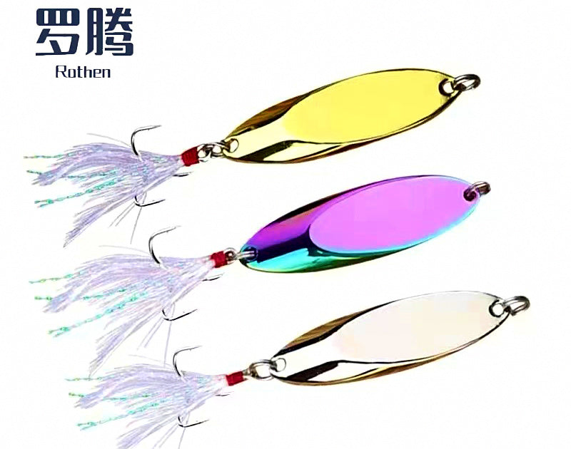 Slanted Casting Spoon with Treble Hook, 5–20 g (0.18–0.71 oz) – product photo