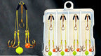 Anti-Tangle Double Hook Rig with Float Bead, 4-Pack – product photo