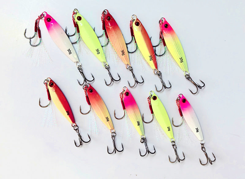 Glow Metal Jig, Slow Pitch Casting, 7–30 g (0.25–1.06 oz) – product photo