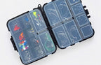 Double-Layer Mini Tackle Box for Lures & Hooks, 9/12 Compartment – product photo