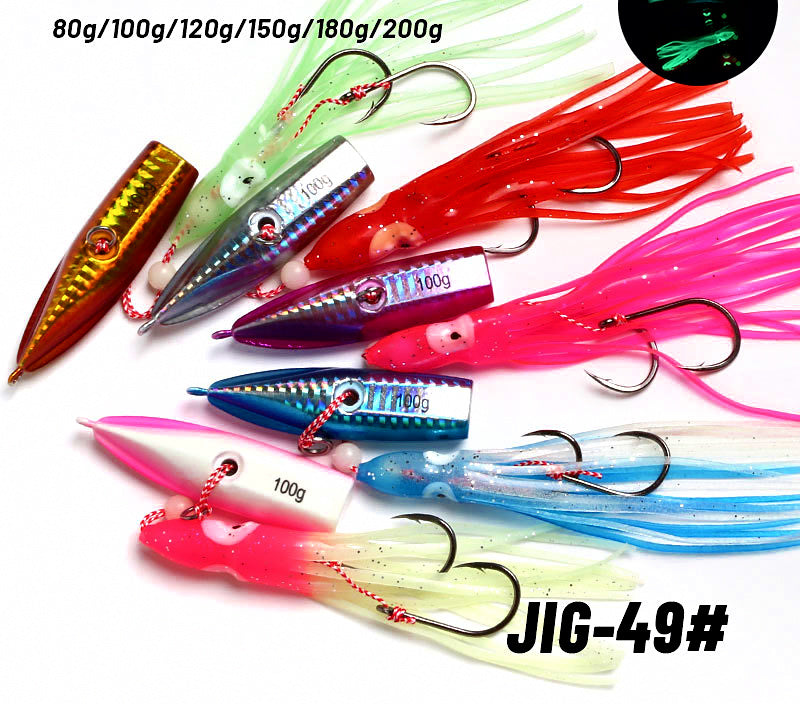 Fast Sinking Metal Jig, 80–200 g (2.8–7.1 oz) – product photo