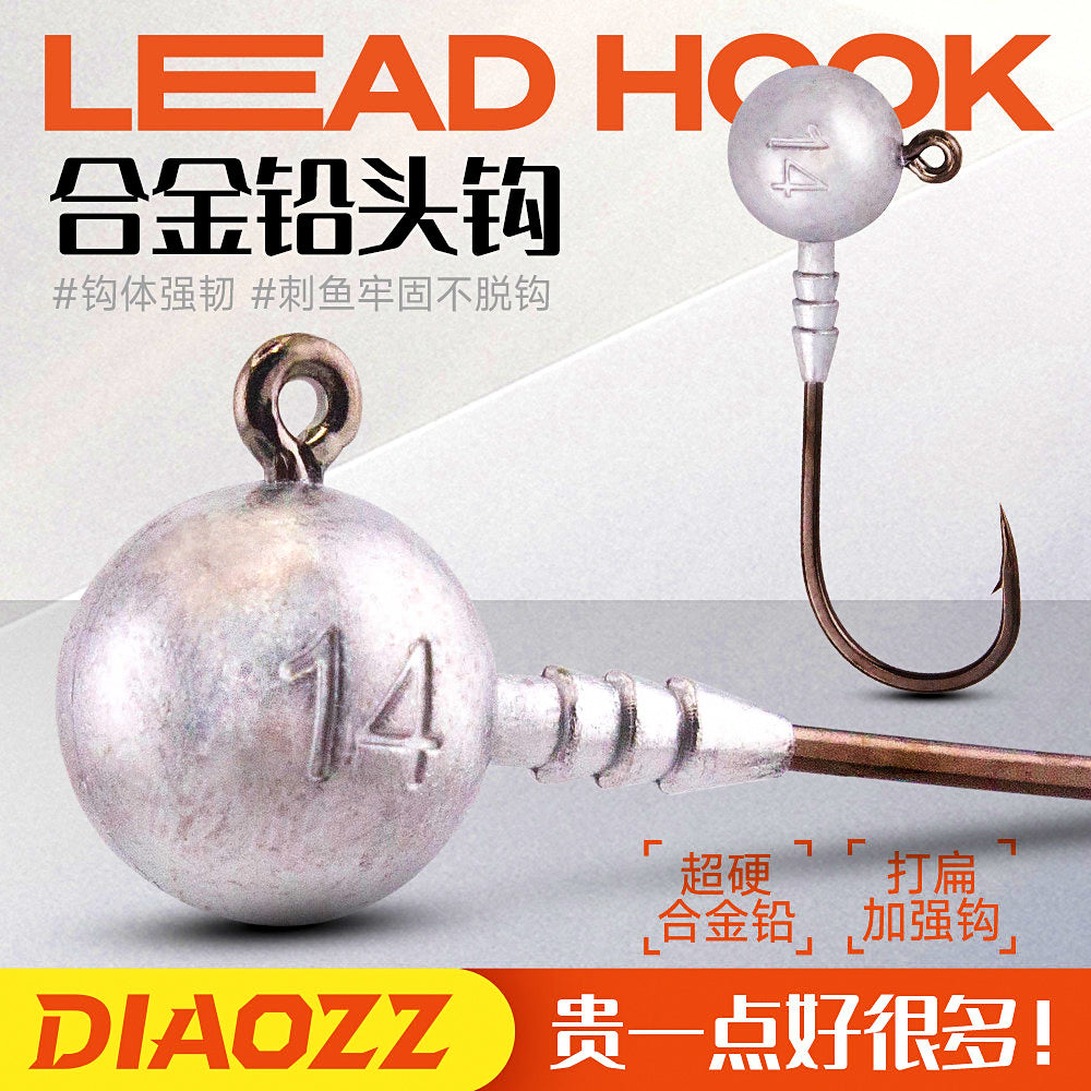 Lead Jig Head Hooks for Soft Baits, 3.5–14 g (0.12–0.49 oz) – product photo
