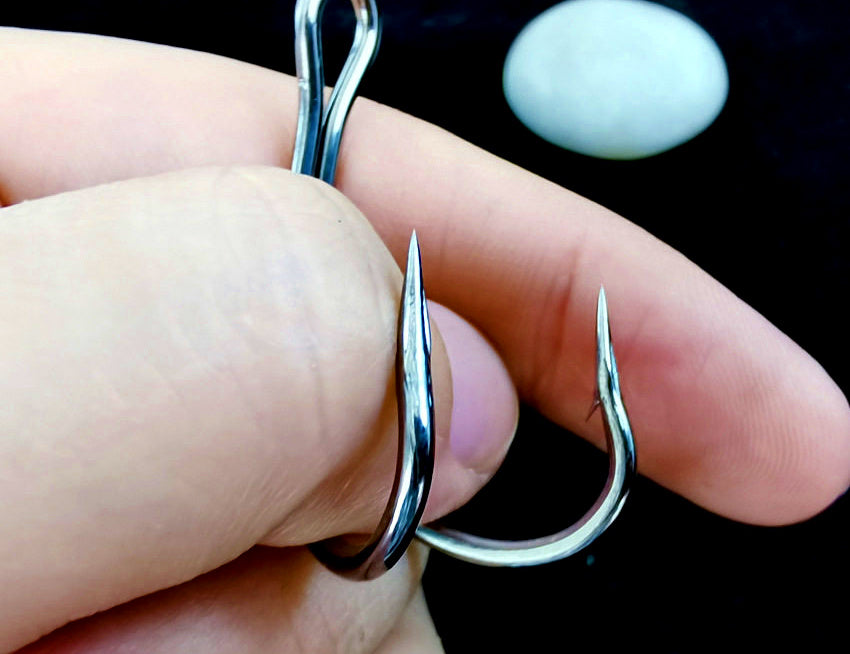 Double Anchor Hooks for Soft Baits & Frog Lures, Bulk Pack – product photo