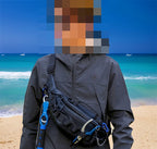 Waterproof Fishing Sling Bag / Waist Pack, Multi-Pocket – product photo