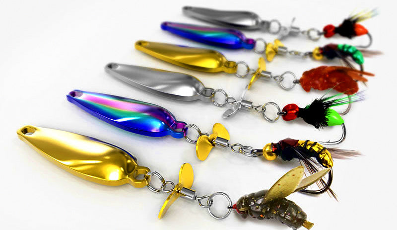 Weighted Spinner Fly Lures, 3.5–5 g (0.12–0.18 oz), 6-Pack – product photo