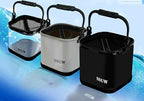 Collapsible EVA Bucket with Rope, 21 cm or 24 cm (8.3 / 9.4 in) – product photo