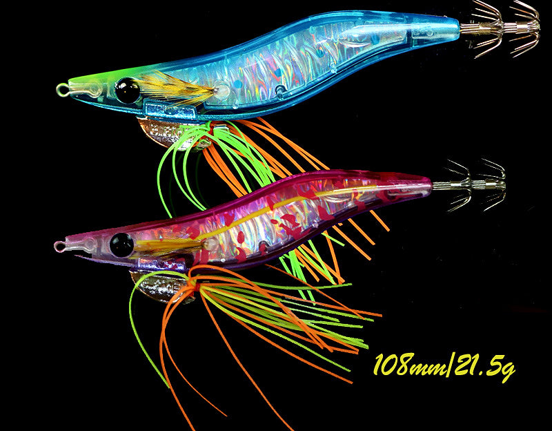 Wood Shrimp Squid Jig, 21.5 g (0.76 oz), 108 mm – product photo